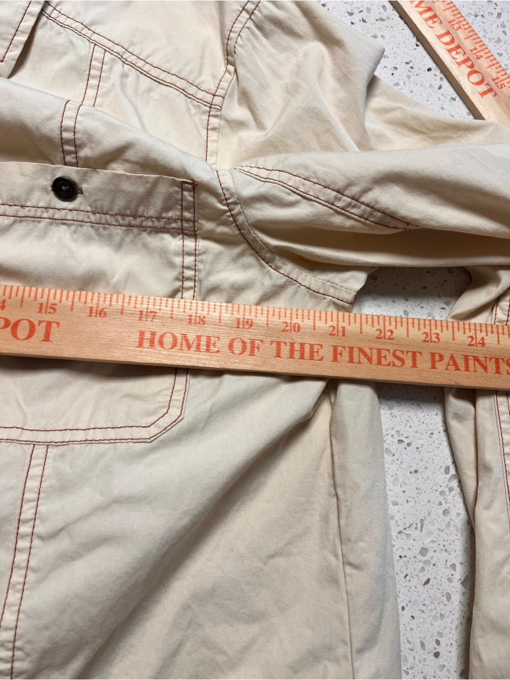 Joan Rivers Cream Button-Front Shirt Jacket - Picture 7 of 10